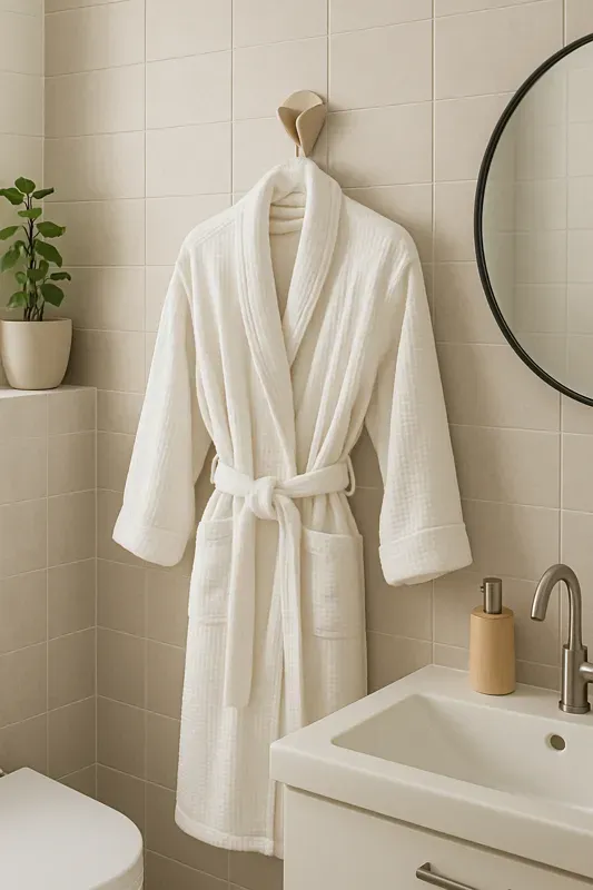 Gancho colgador para puerta de baño