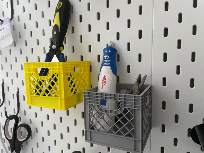 Cajoncito para panel perforado de taller