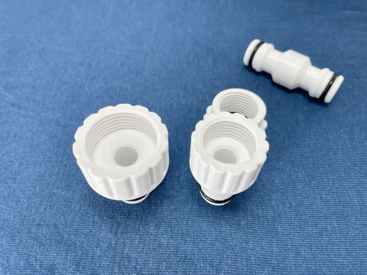Conector rápido para manguera de jardín