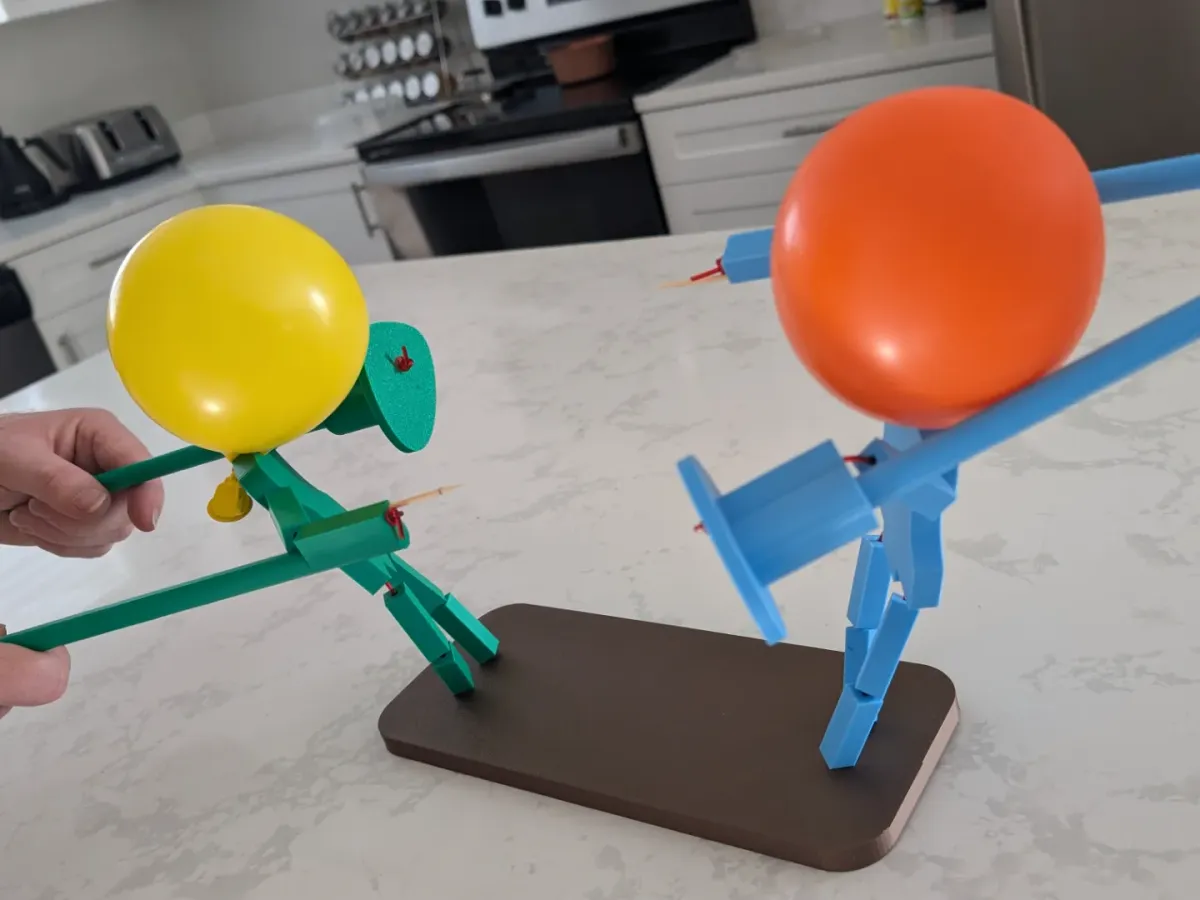 Juego de duelo de globos para dos