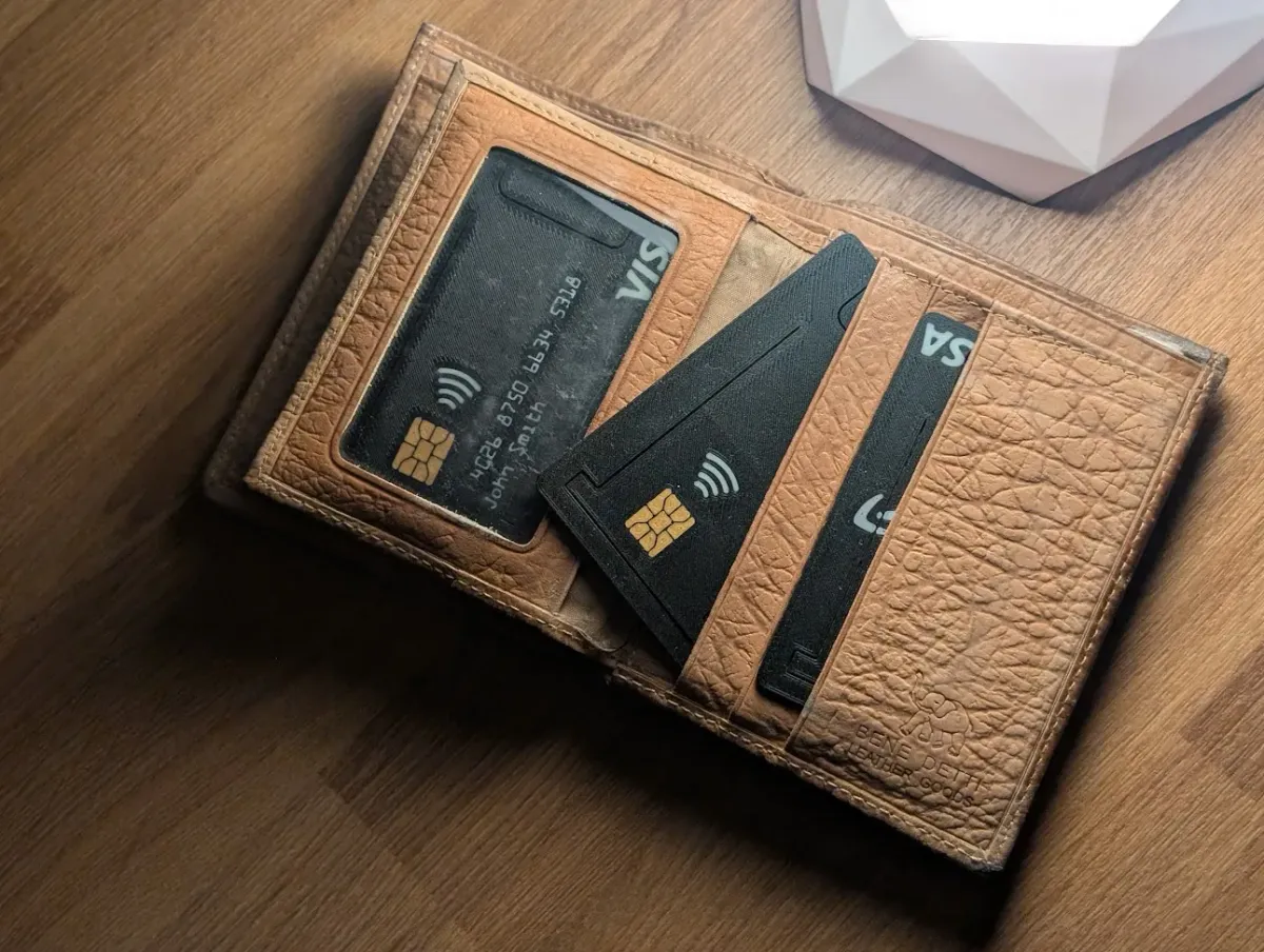 Soporte de celular plegable tamaño tarjeta