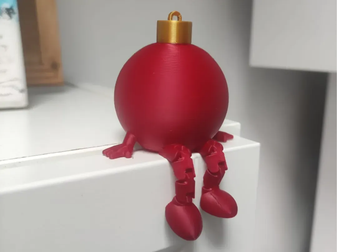 Bolas navideñas articuladas de gajos móviles