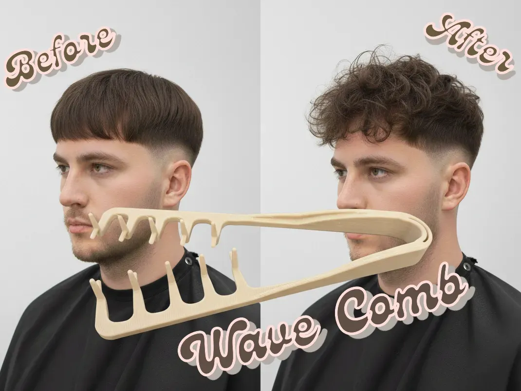 Peine para marcar textura del pelo