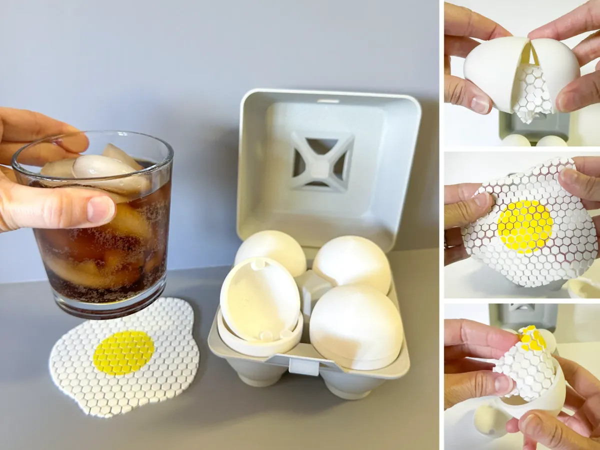 Juguete antiestrés con forma de huevo frito