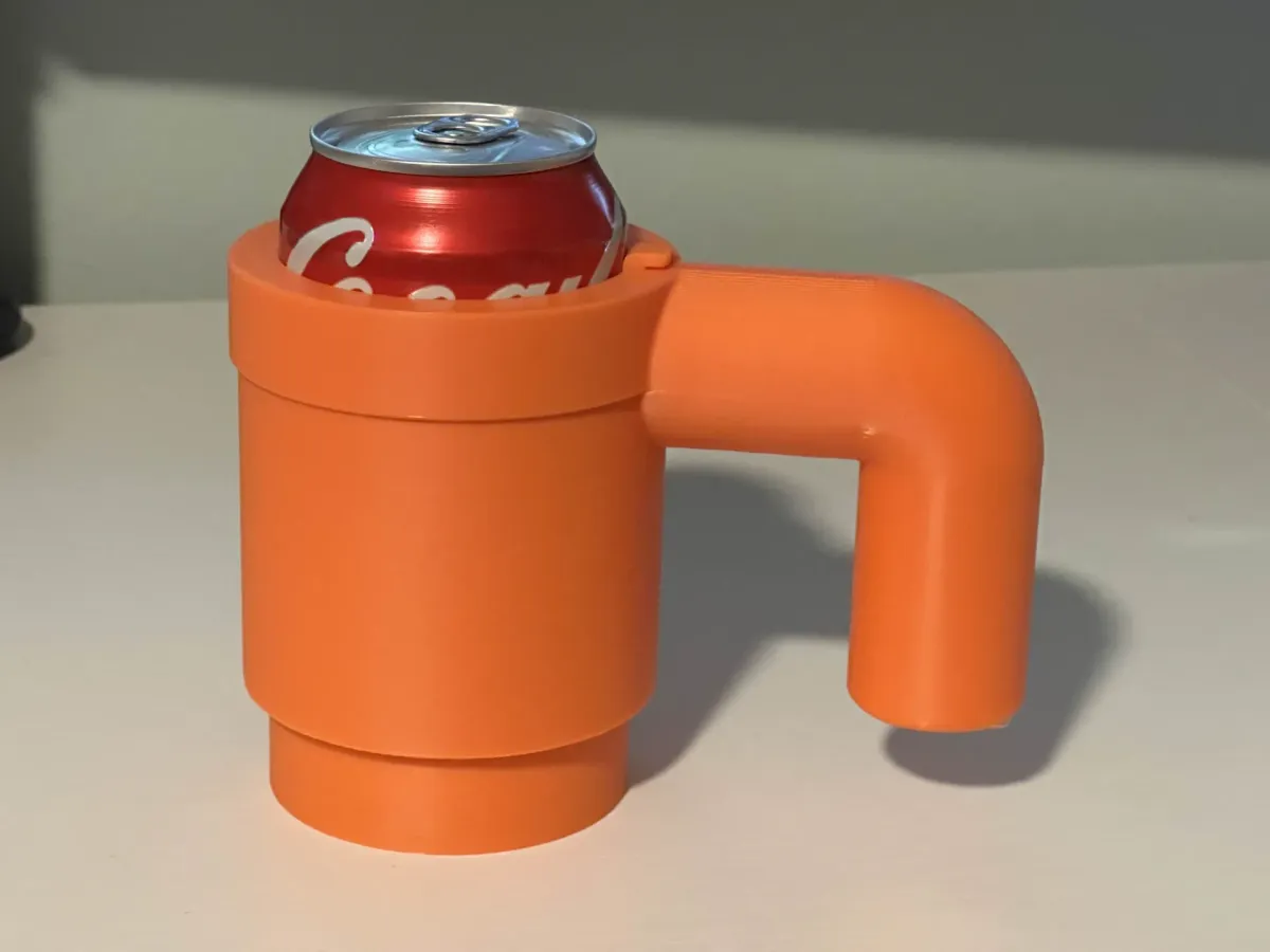Portalatas térmico con forma de bloque de encastre