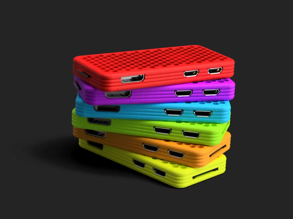 Caja fina a presión para miniplaca