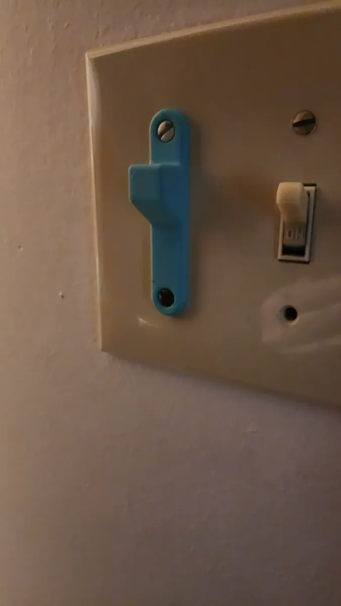 Tapa simple para llave de luz