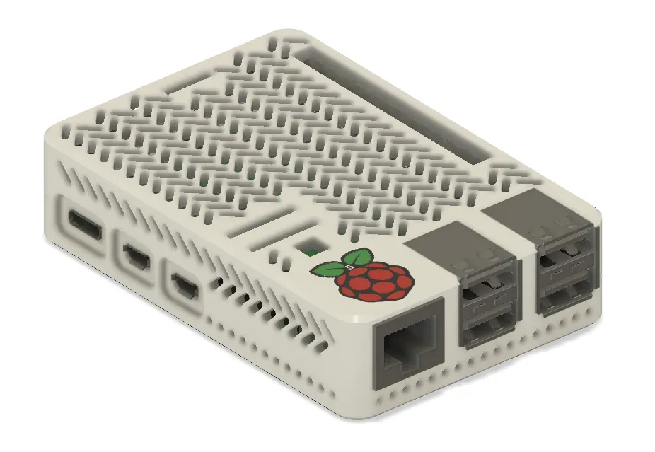 Caja ventilada a presión para microcomputadora