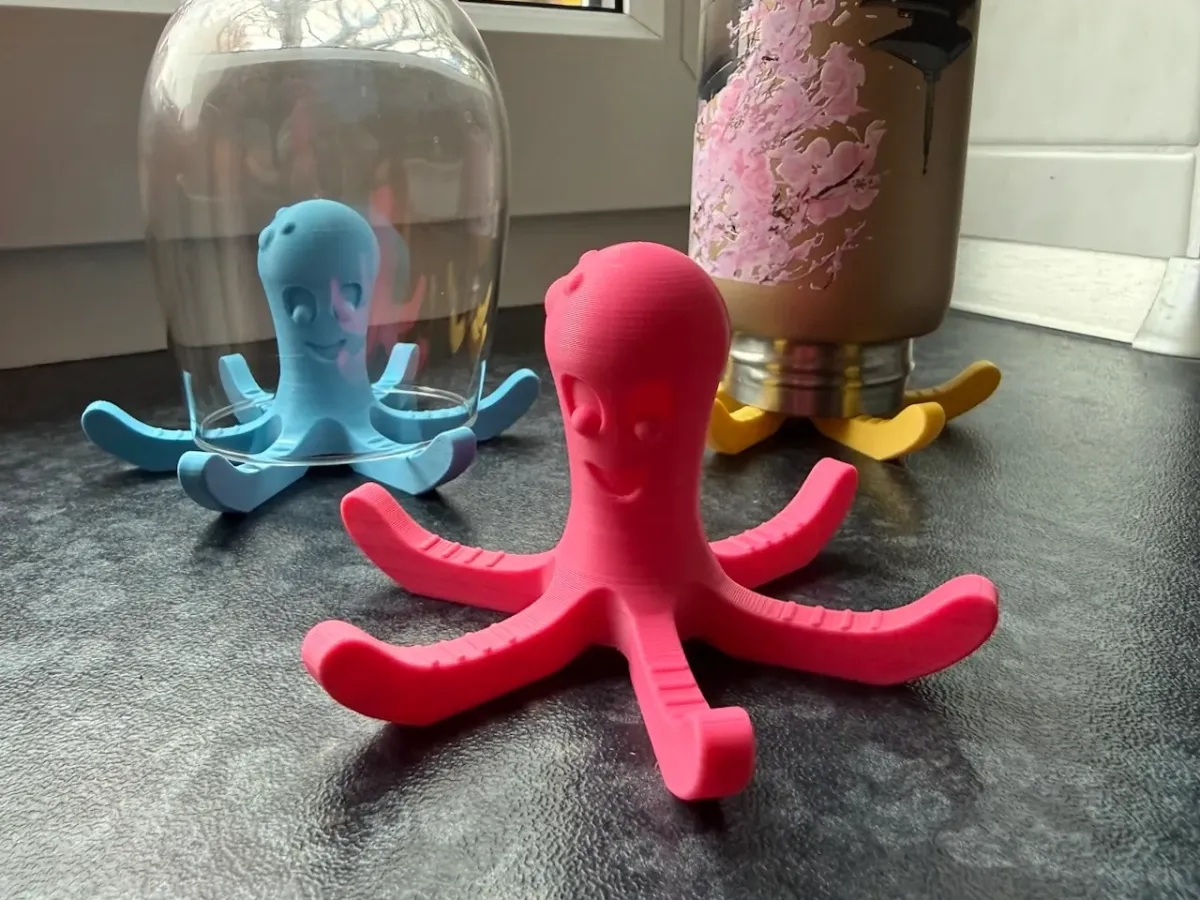 Secador de mamaderas con forma de pulpo