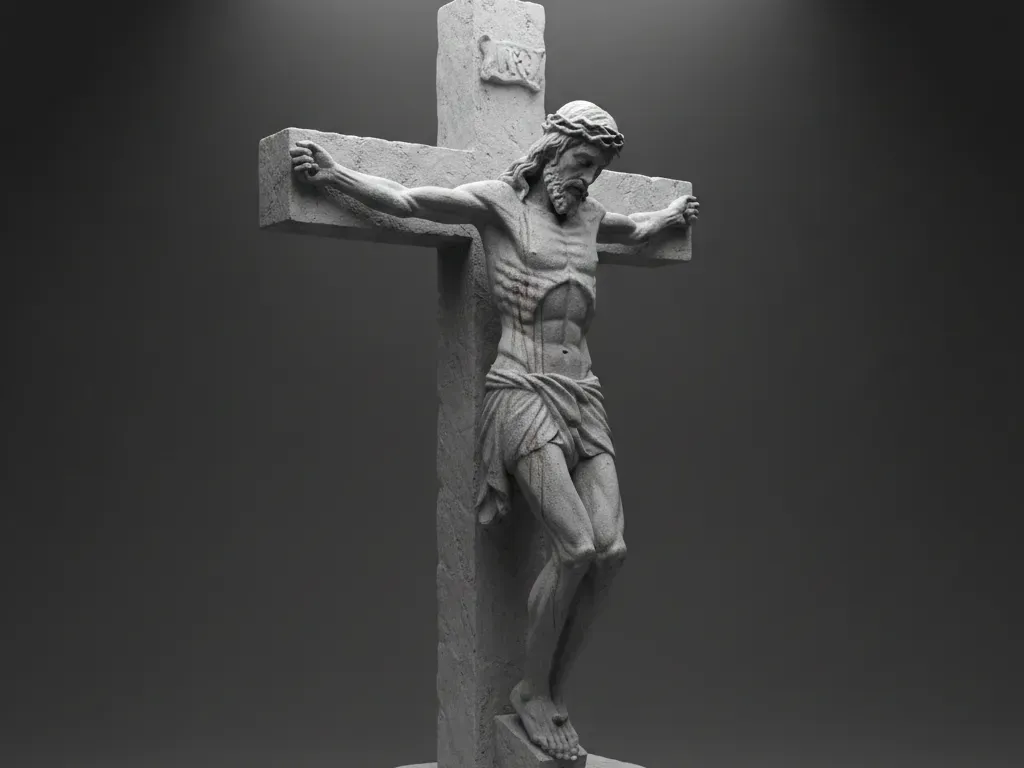 Crucifijo chico de pared