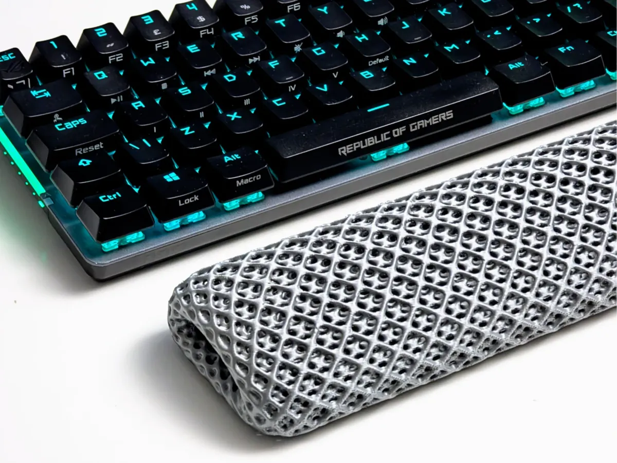 Apoyamuñecas para teclado con relleno flexible
