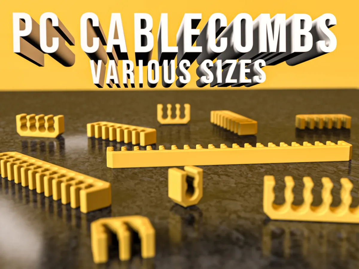 Peines para ordenar cables de gabinete