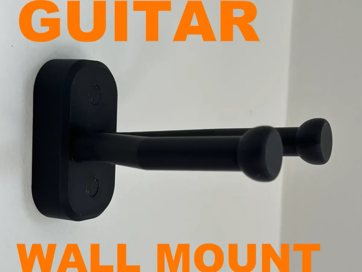 Soporte de pared para guitarra con dos brazos