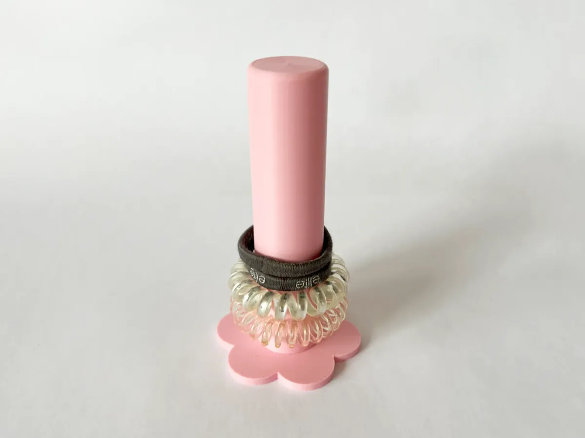 Soporte vertical para gomitas de pelo