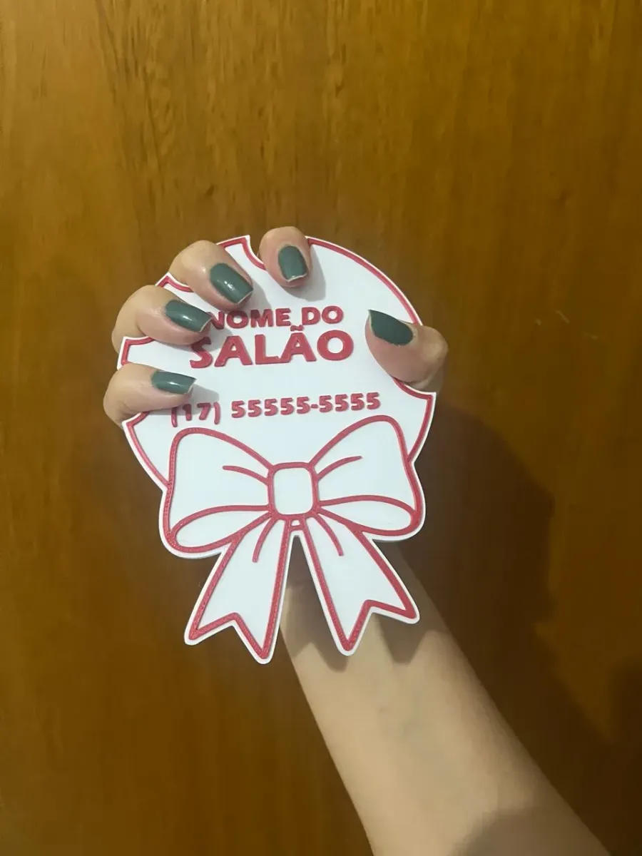 Expositor de uñas postizas en abanico