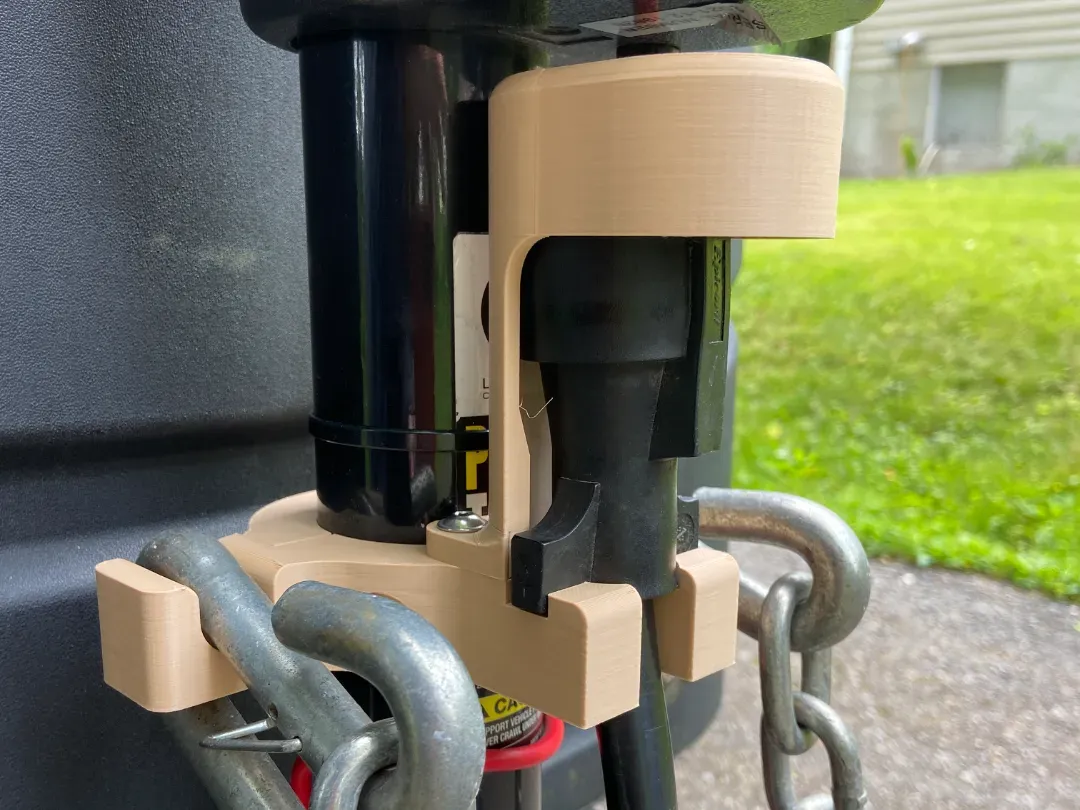 Organizador de accesorios de enganche para tráiler