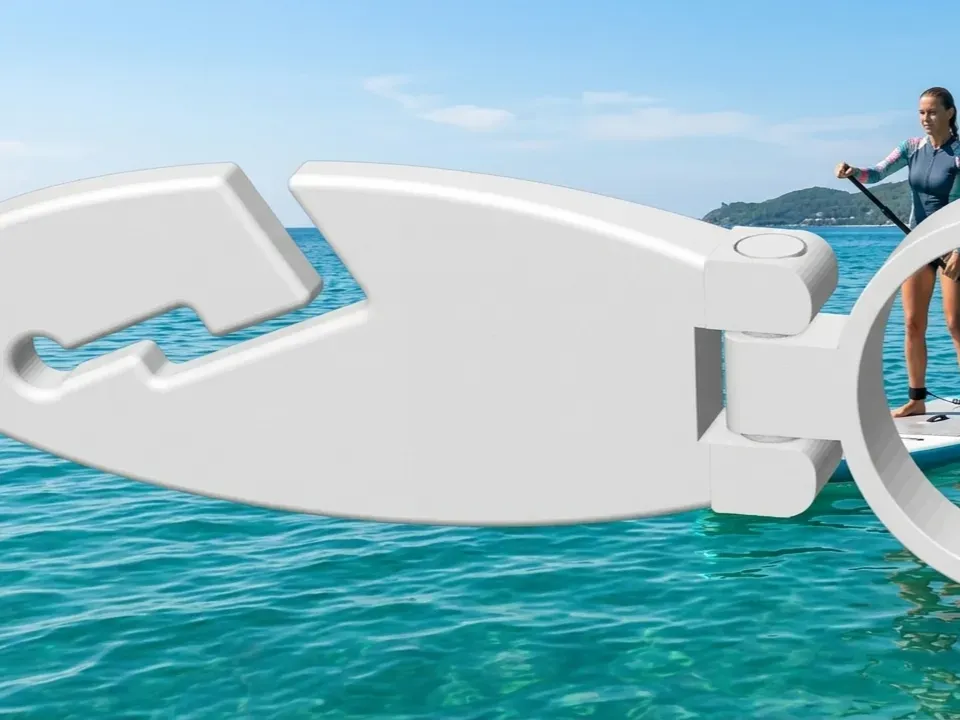 Trabas de remo para casco de kayak