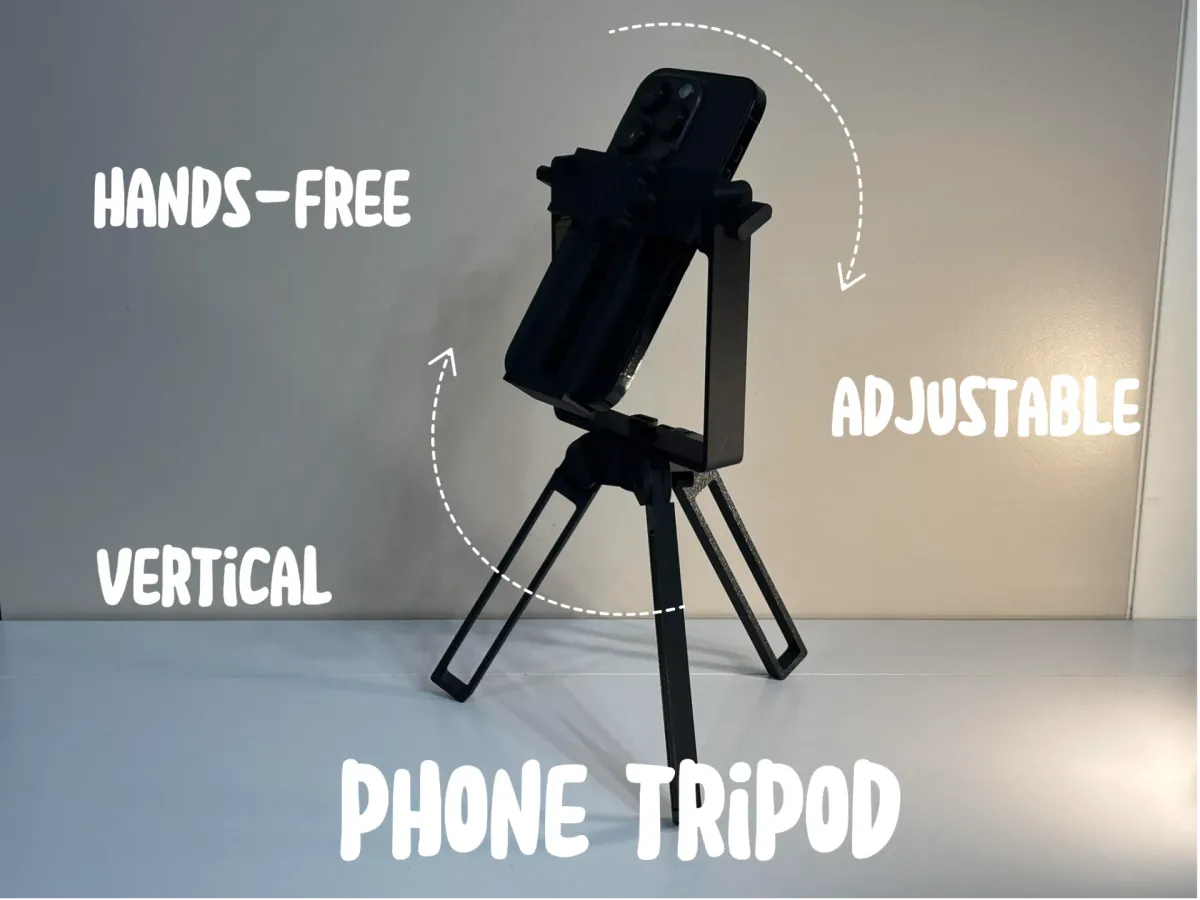 Trípode regulable para celular en vertical