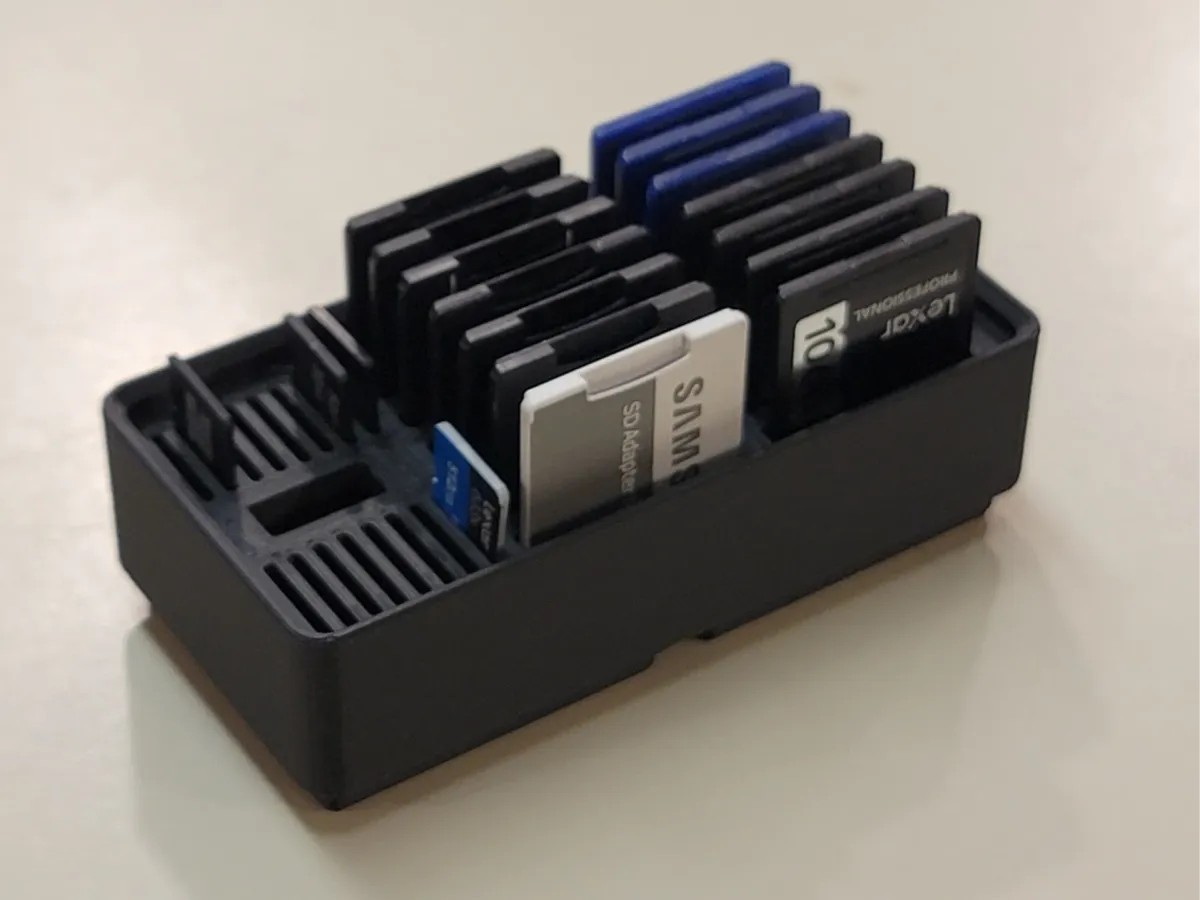 Porta tarjetas de memoria modular para cajón
