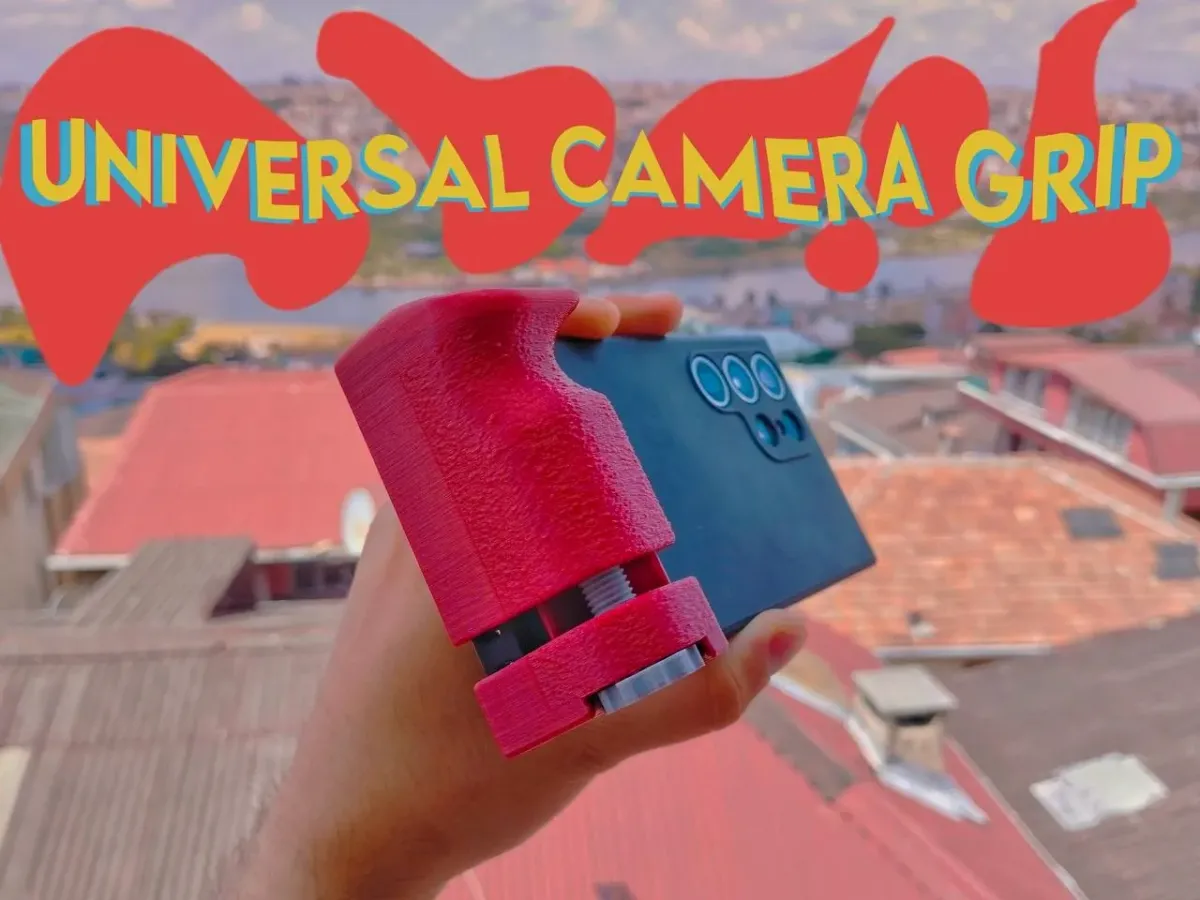Empuñadura universal de cámara para celular