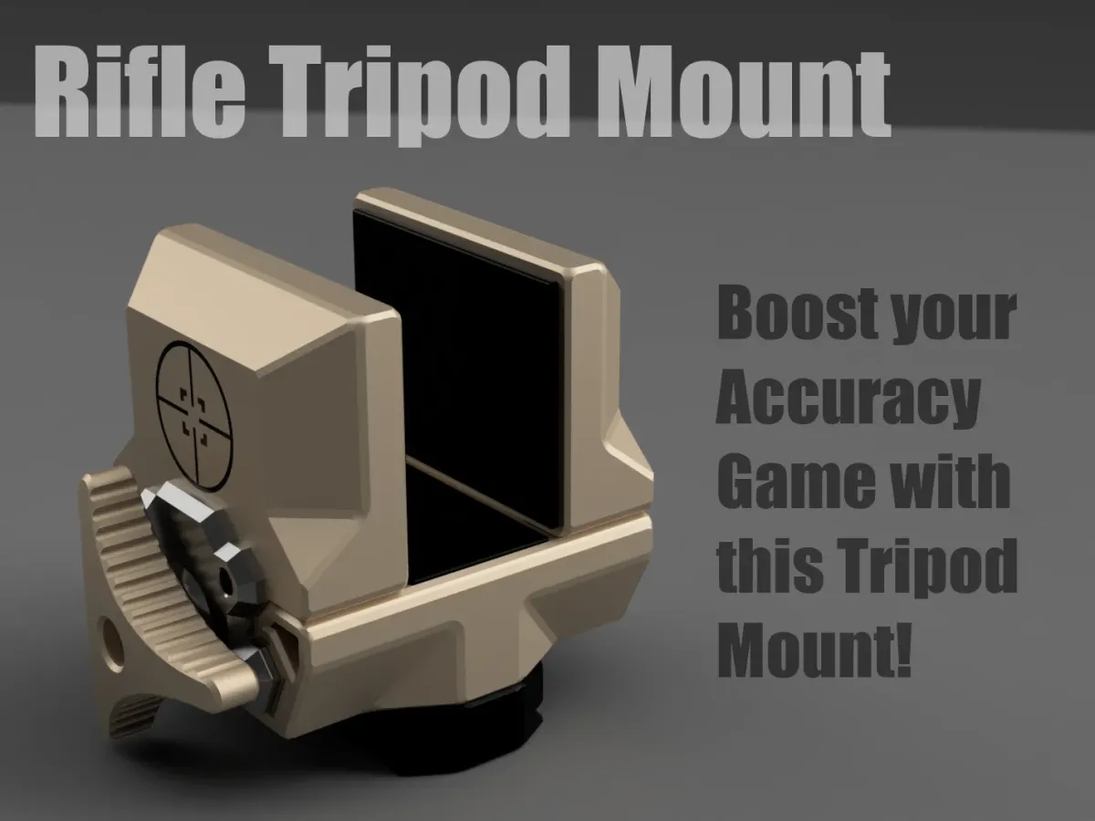 Montura de trípode para equipos largos