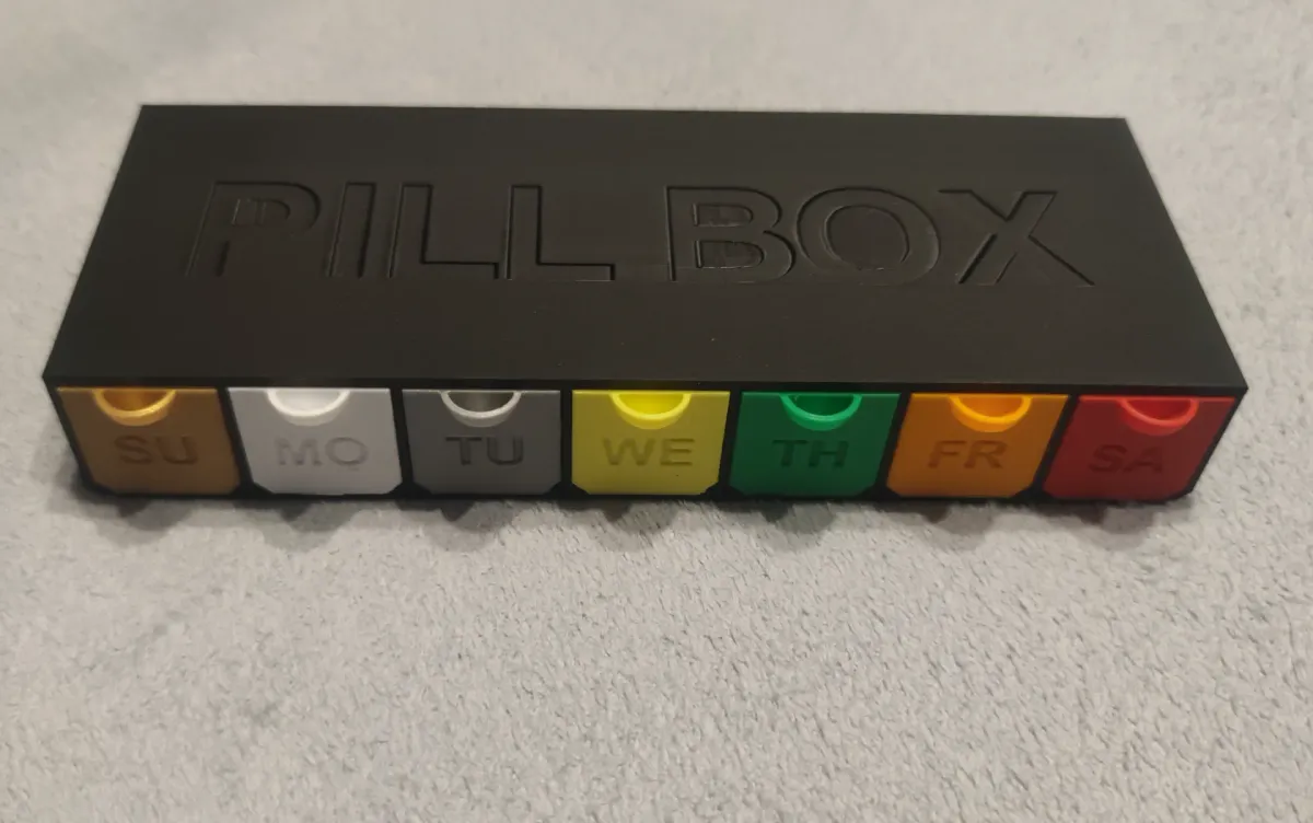 Pastillera semanal en dos formatos