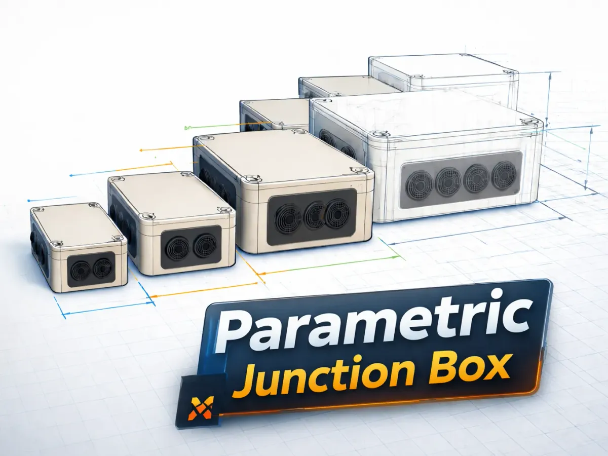 Caja de derivación eléctrica modular y ampliable