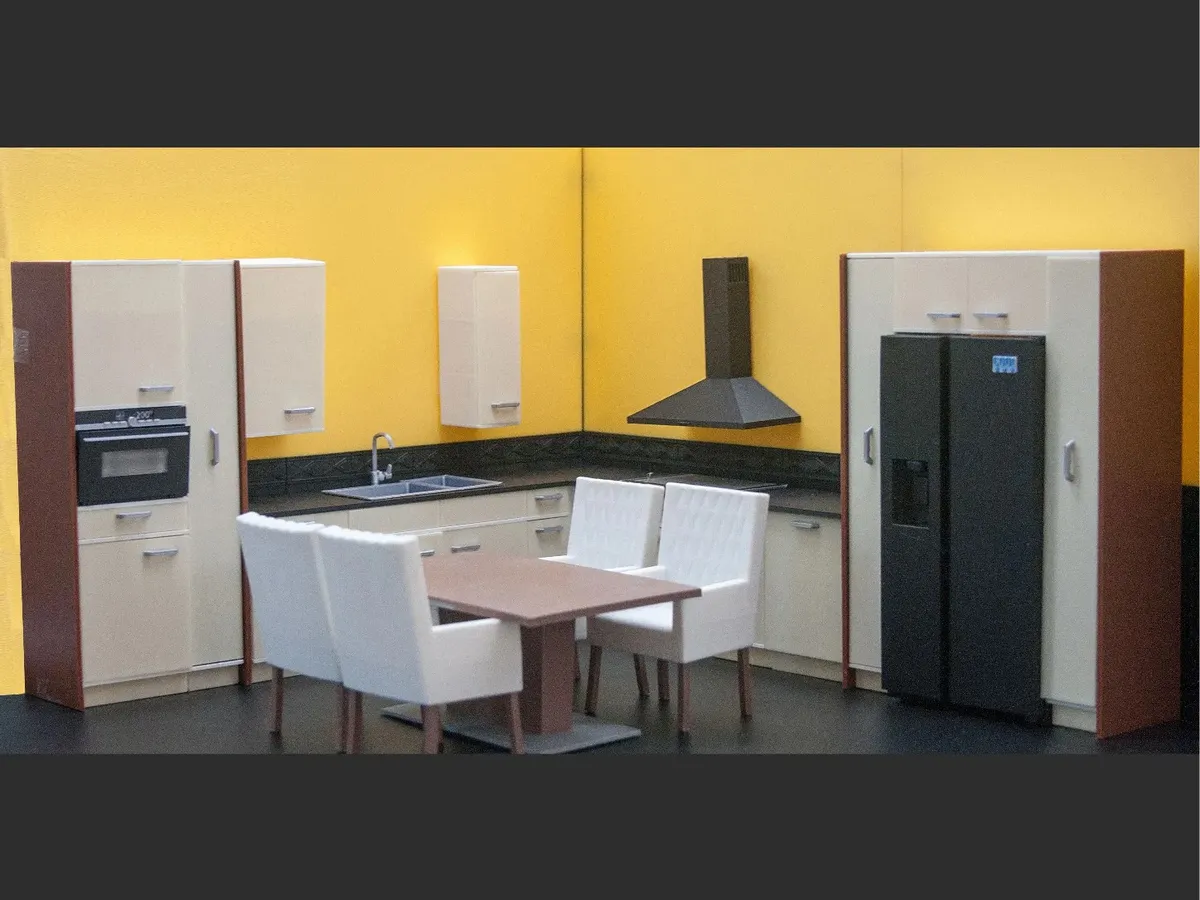 Cocina modular en miniatura escala 1:12