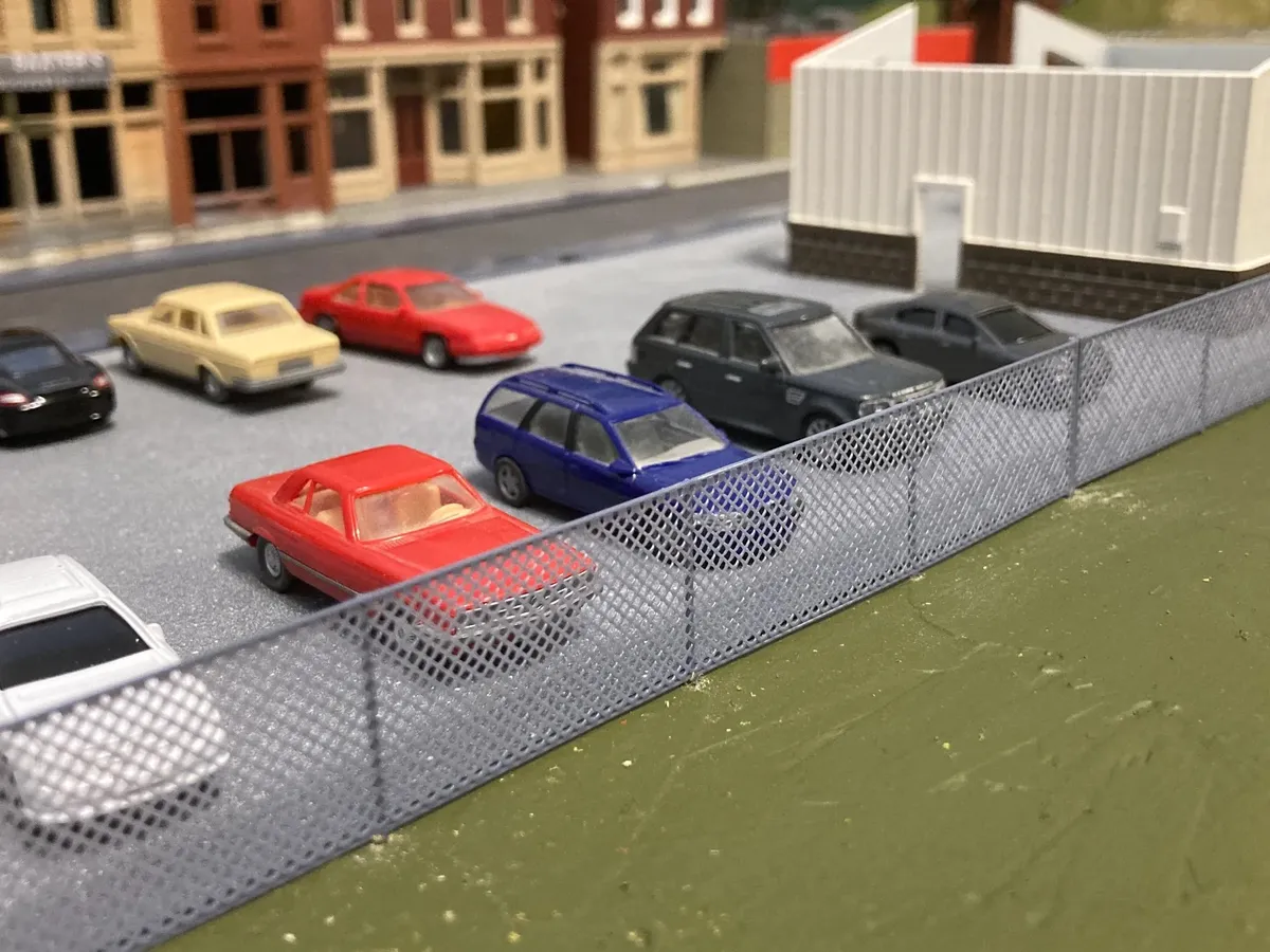 Cerco de alambre tejido escala 1:87 y 1:64