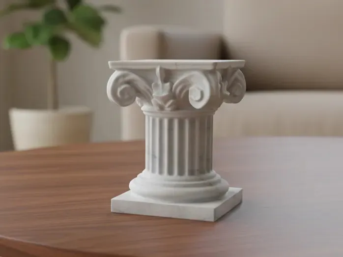 Pedestal grecorromano para figuras y maquetas