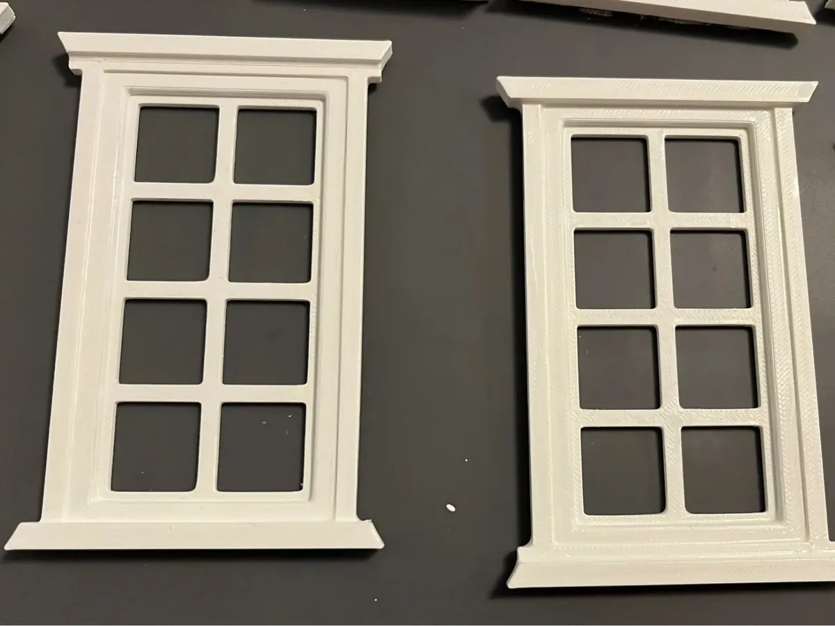Ventanas para casa de muñecas en tres medidas