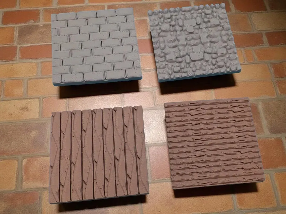 Placas de suelo para armar terreno de maquetas