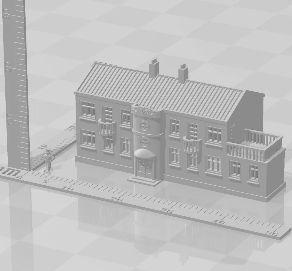 Escuela del barrio, escala 1:500