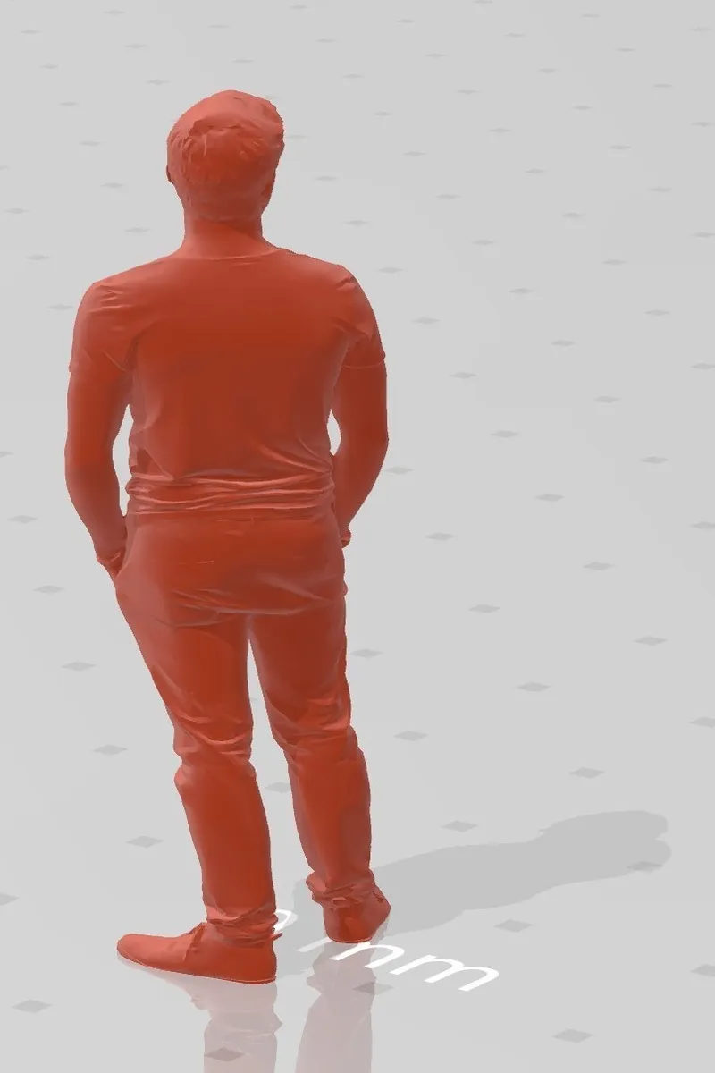 Figura humana corriendo, escala 1:20