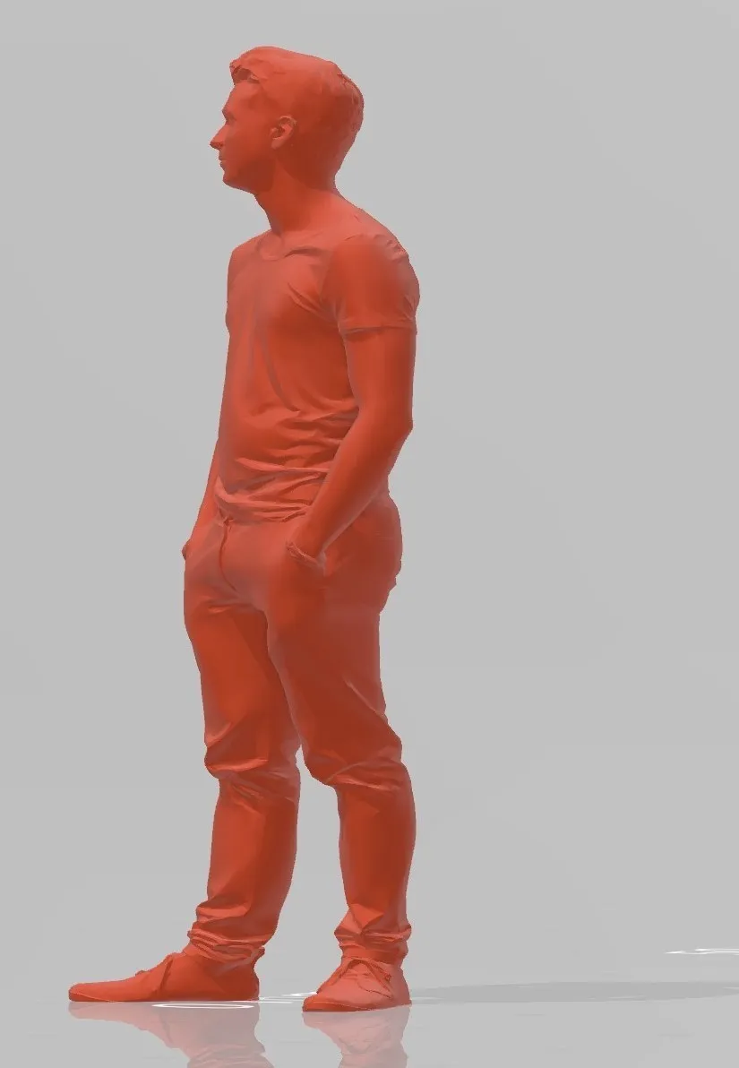 Figura humana de pie, escala 1:20