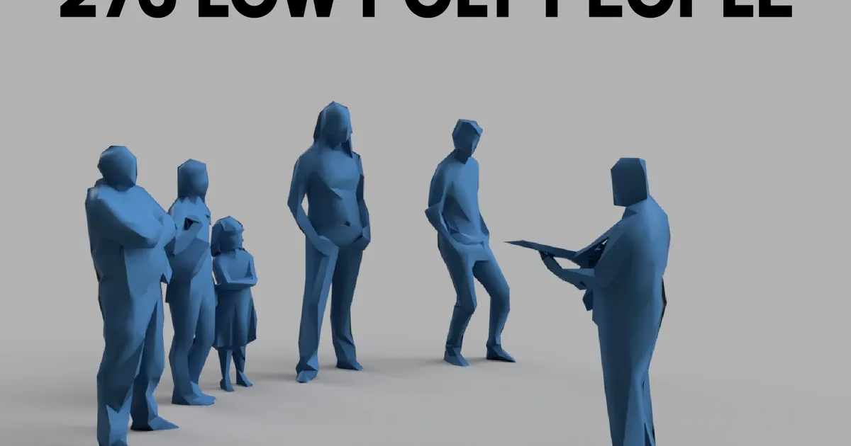 Juego de cincuenta figuras humanas sentadas y de pie, escala 1:500