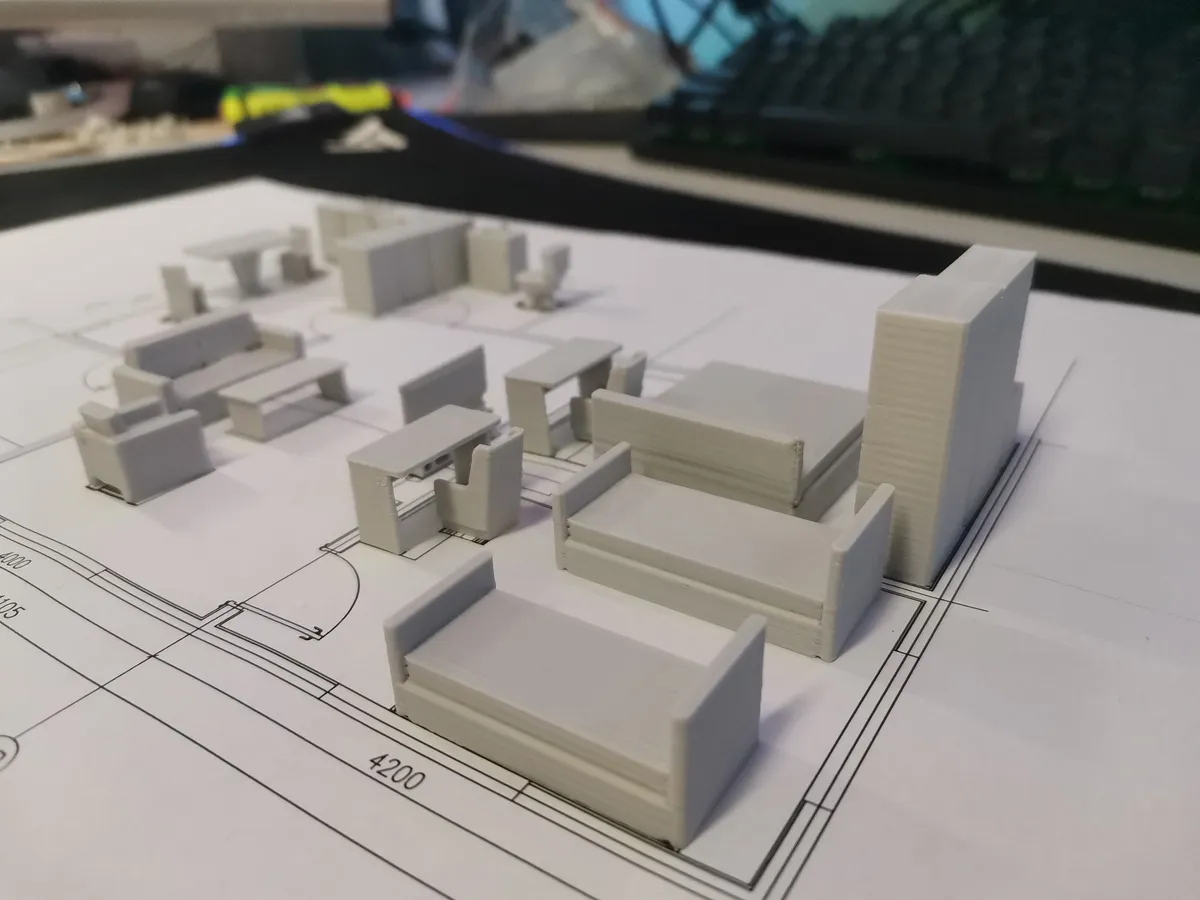 Aparador, escala 1:50