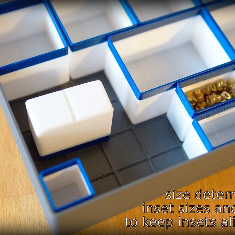 Caja organizadora del kit con tapa