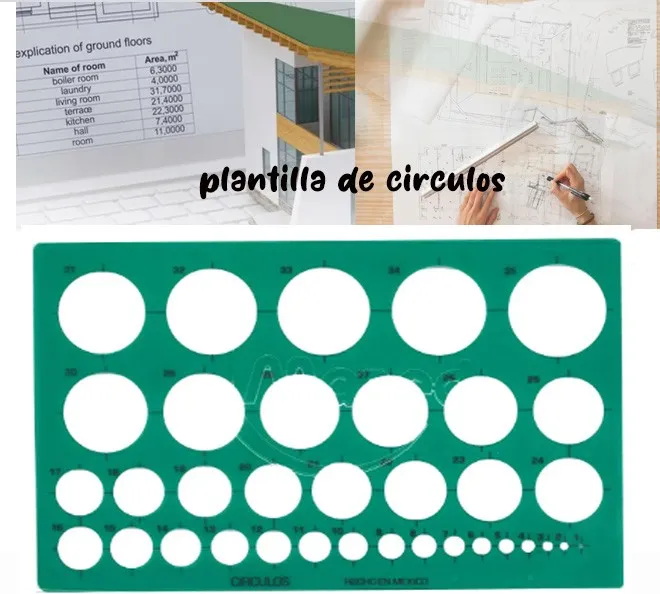 Plantilla de barrido de puerta, escala 1:50
