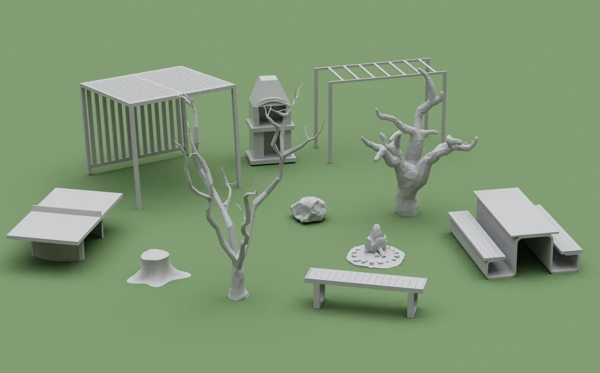 Cabina telefónica para maqueta, escala 1:50