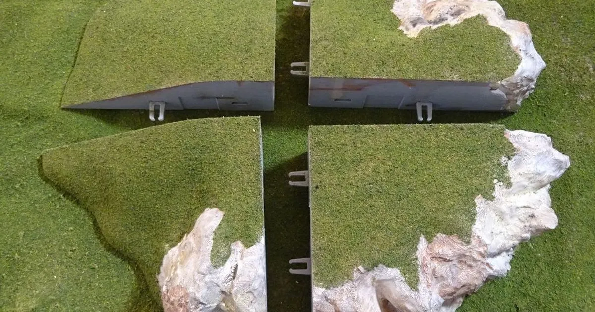 Escalinata de barranca por módulos, escala 1:100