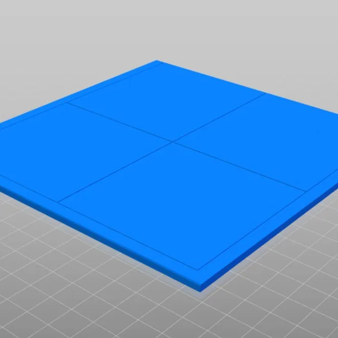 Placa de suelo modular de 20 x 20 cm
