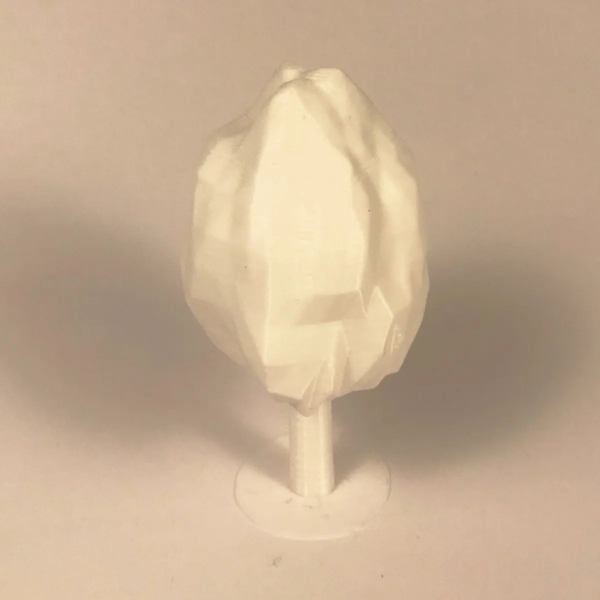 Palmera caranday para maqueta, escala 1:200