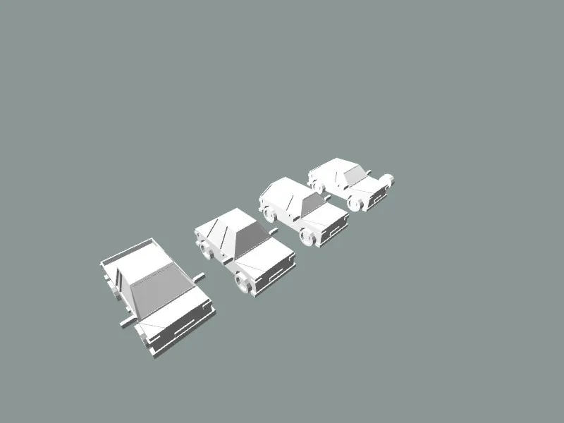 Camión de reparto para maqueta, escala 1:50
