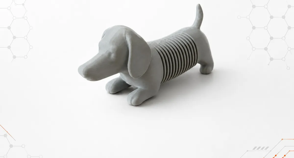 Perro articulado que sale armado