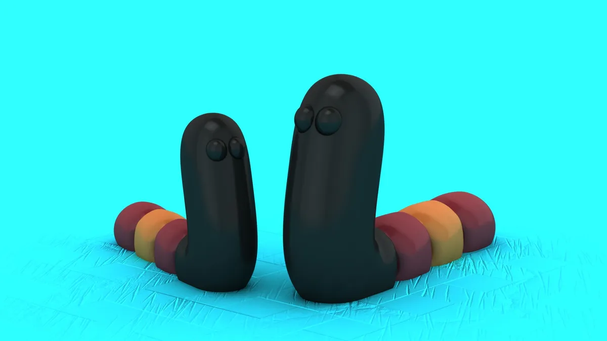 Gusanito flexible articulado