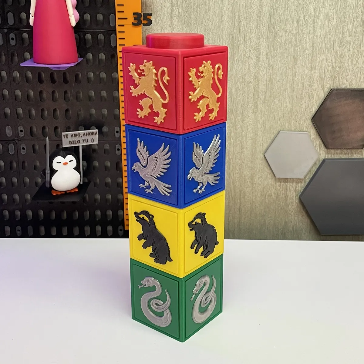Cubos apilables de escuela de magia