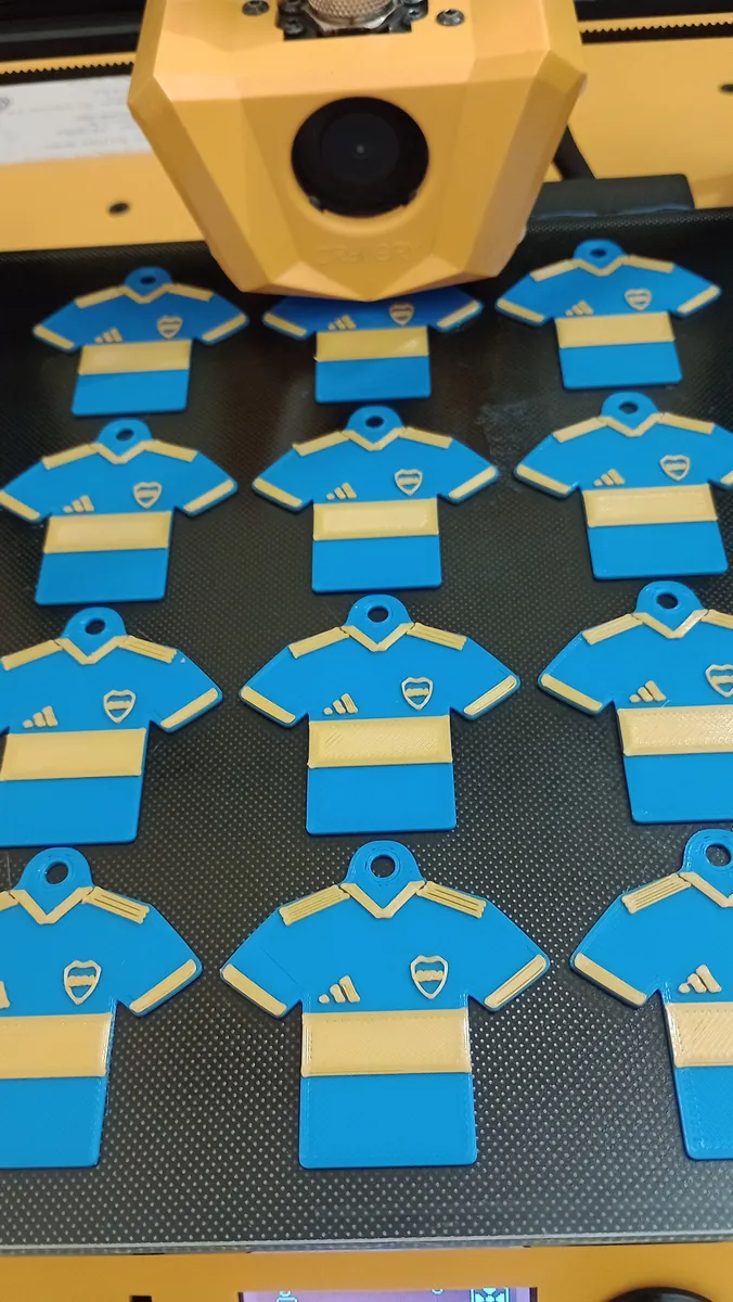 Llavero con la camiseta de Boca