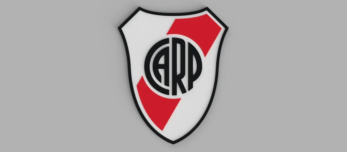 Cuadro de pared con el escudo de River