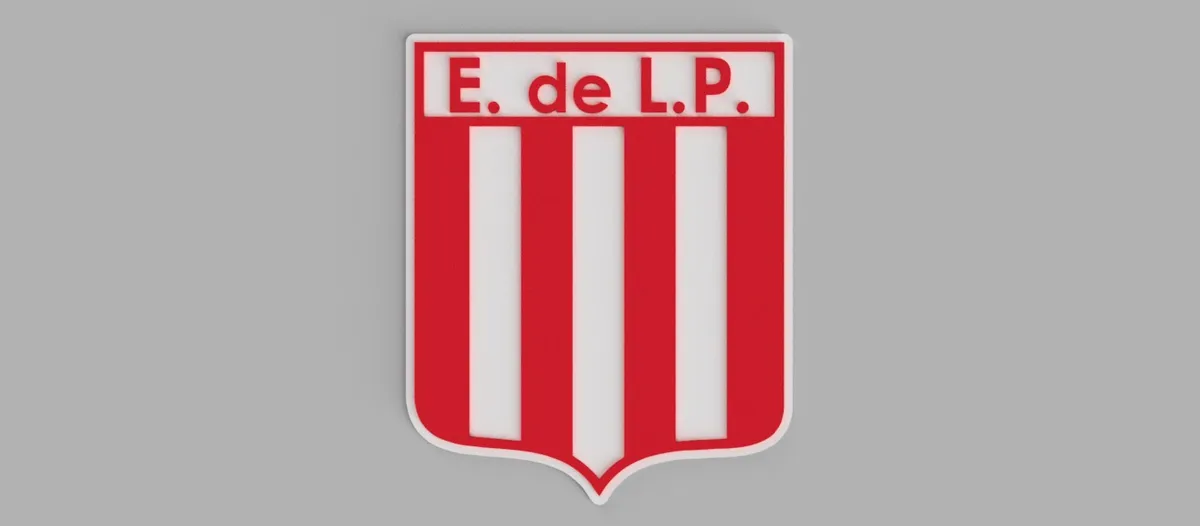 Cuadro de pared con el escudo de Estudiantes